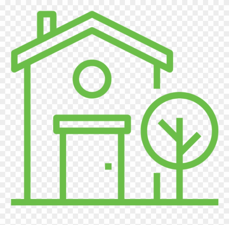 Even At Home You Are Never Alone With City Grow - Vector Graphics Clipart