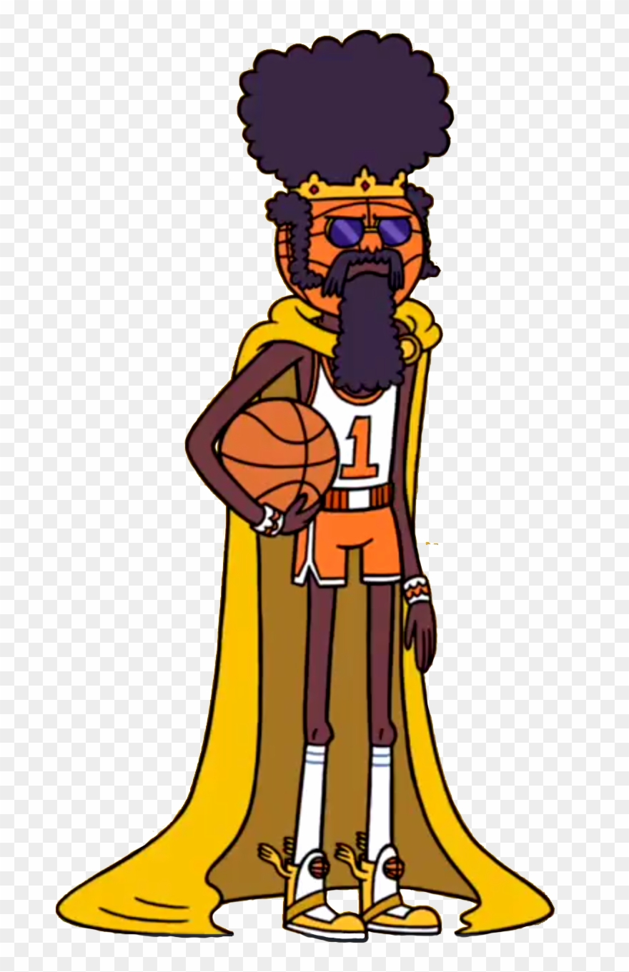 God Of Basketball - Regular Show Basketball God Episode Clipart