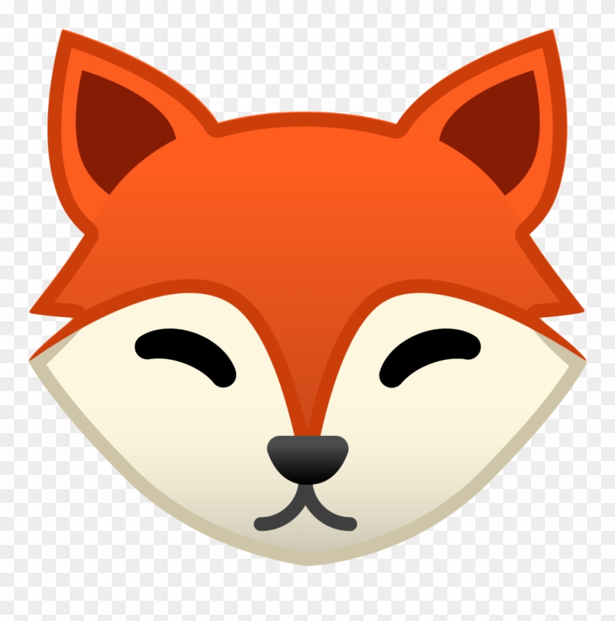 Fox Face Icon - Zorro Emoji Clipart