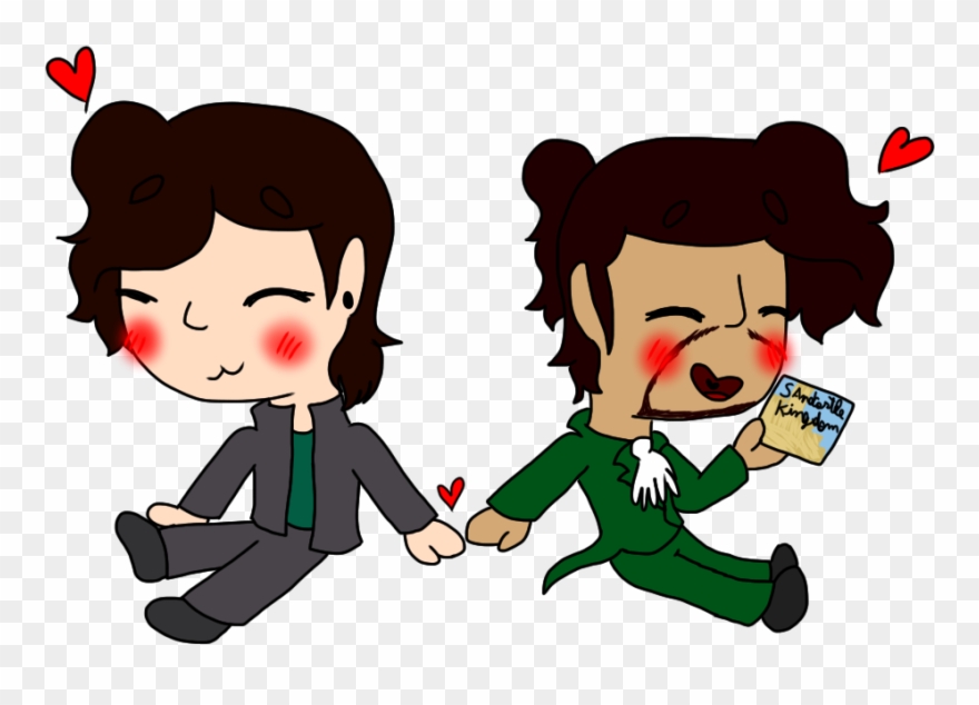 An Emo Singre And A Founding Father - Cartoon Clipart