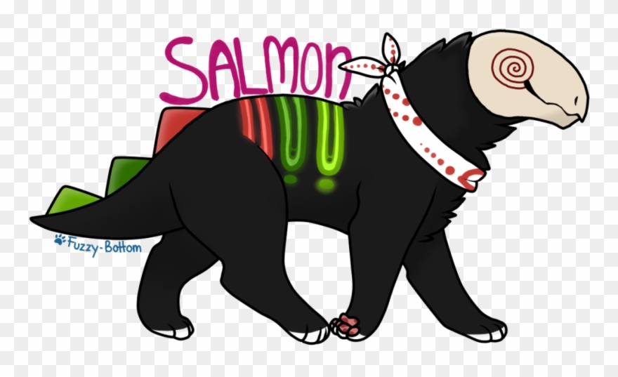 Salmon By Fuzzy-bottom - Dog Catches Something Clipart