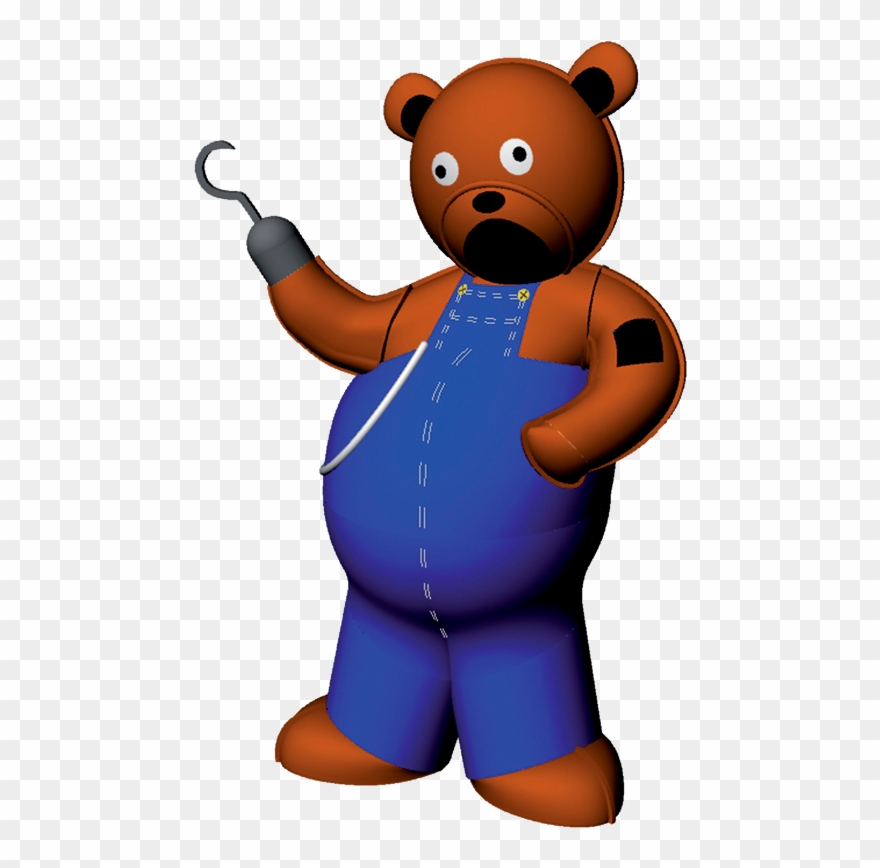 Giant, Inflatable Figures Might Be A Hit With The Kids, - Teddy Bear Clipart