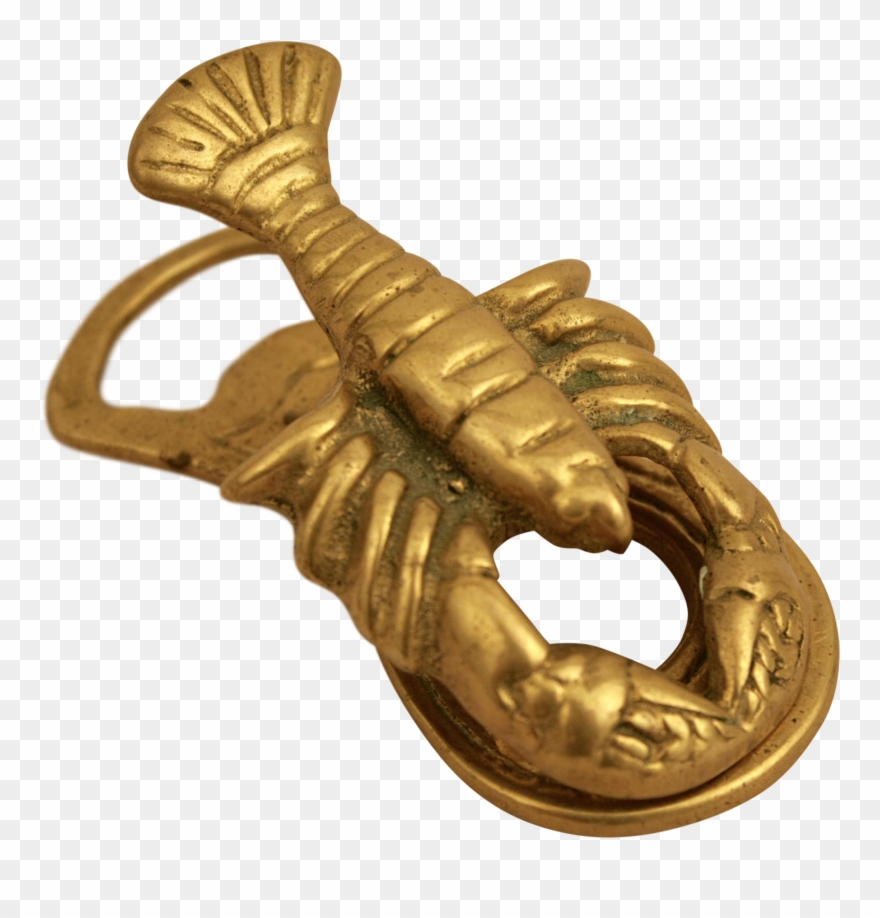 Clip Art Library Library Brass Lobster Bottle Opener - Bottle Opener - Png Download