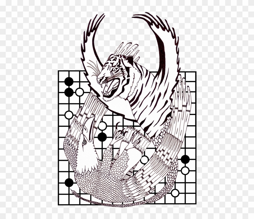 Mu Tijgertje Bewerkt 3 Outlines Klein - Cartoon Clipart