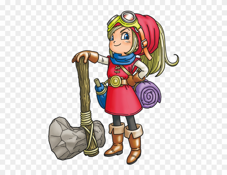 Dragon Quest Builders Girl Builder - Dragon Quest Builders Artwork Clipart