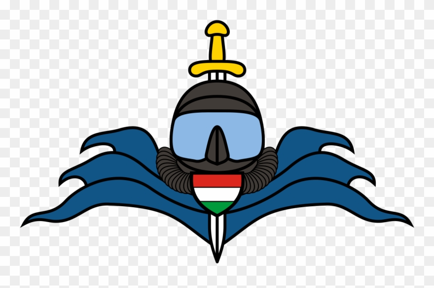 Diver Clipart Animated - Hungary Army Logo - Png Download