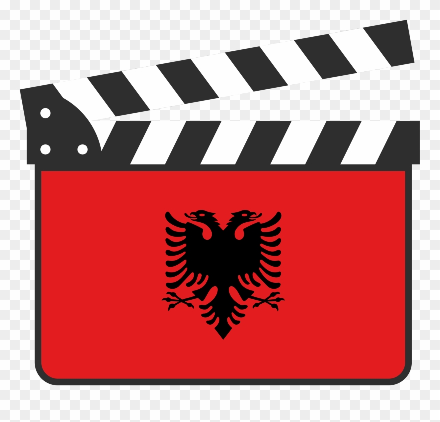 Open - Albanian Flag Clipart