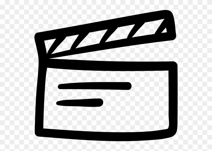 Clapperboard Doodle Png Clipart
