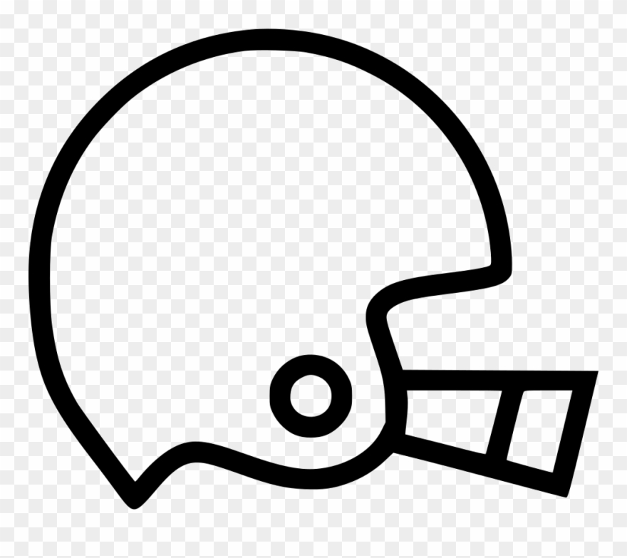 Football Helmet Comments - White Football Helmet Icon Png Clipart