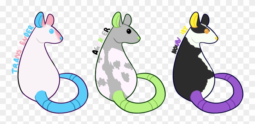 Pride Rats From Last June Clipart