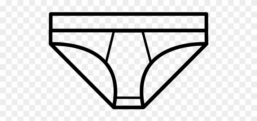 Underwear Rubber Stamp - Undergarment Clipart