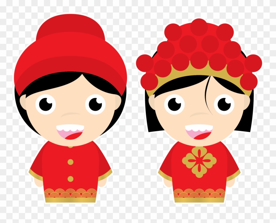 Vector Image Chinese Wedding Clipart