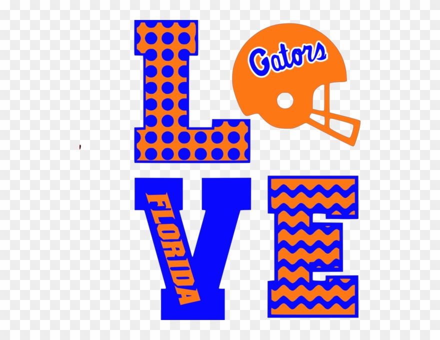 Florida Gators Love Clipart