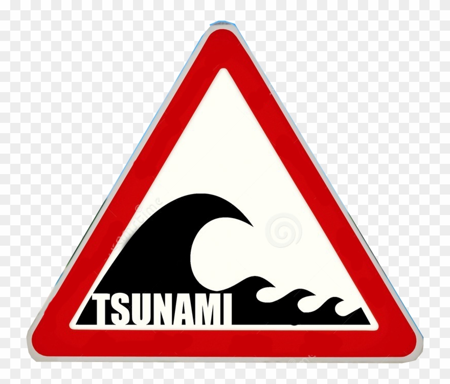 When Natural Disasters Are Overwhelming Human Lives - Traffic Sign Clipart