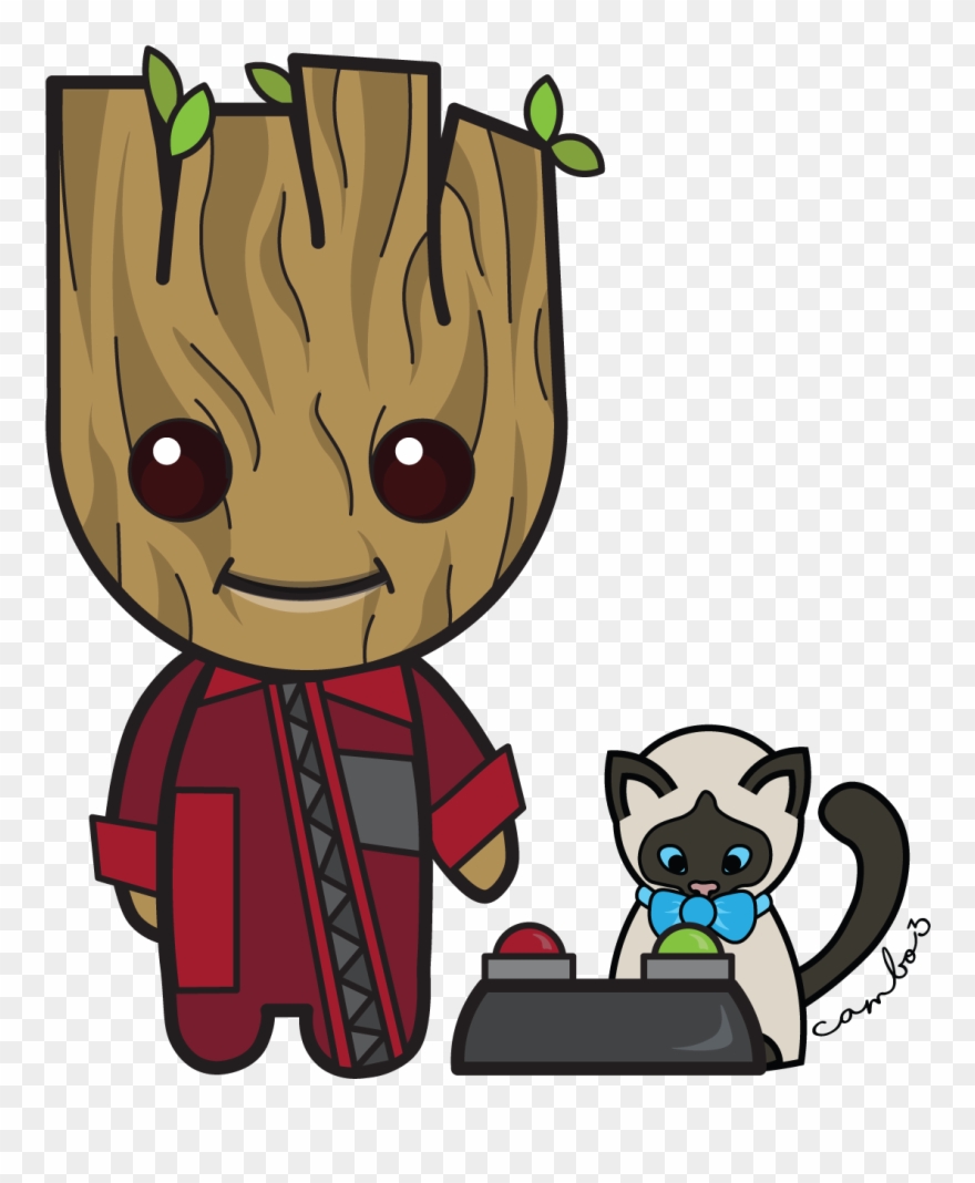 Baby Groot - Cartoon Clipart