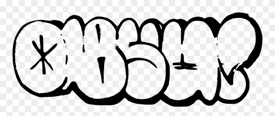 Bubble Japan Throwup - Graffiti Throw Up Png Clipart