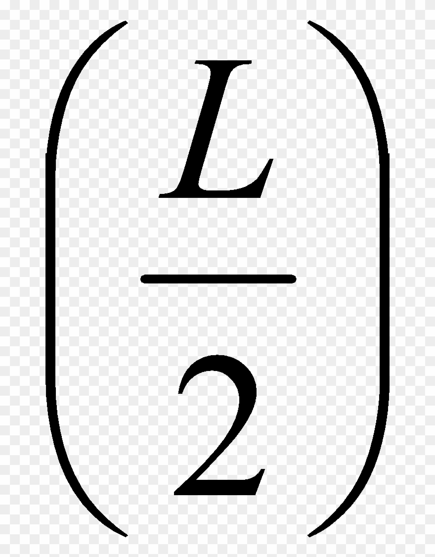 Note That The Potential Energy Of The Rod Is Equal - Legendre Symbol Clipart