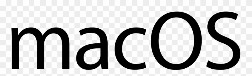 File - Macos Wordmark - Svg - Mac Os Black Logo Clipart