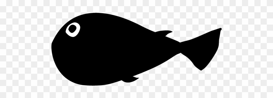 Blowfish - Silhouette - Animals Illustration - Clip Art - Png Download
