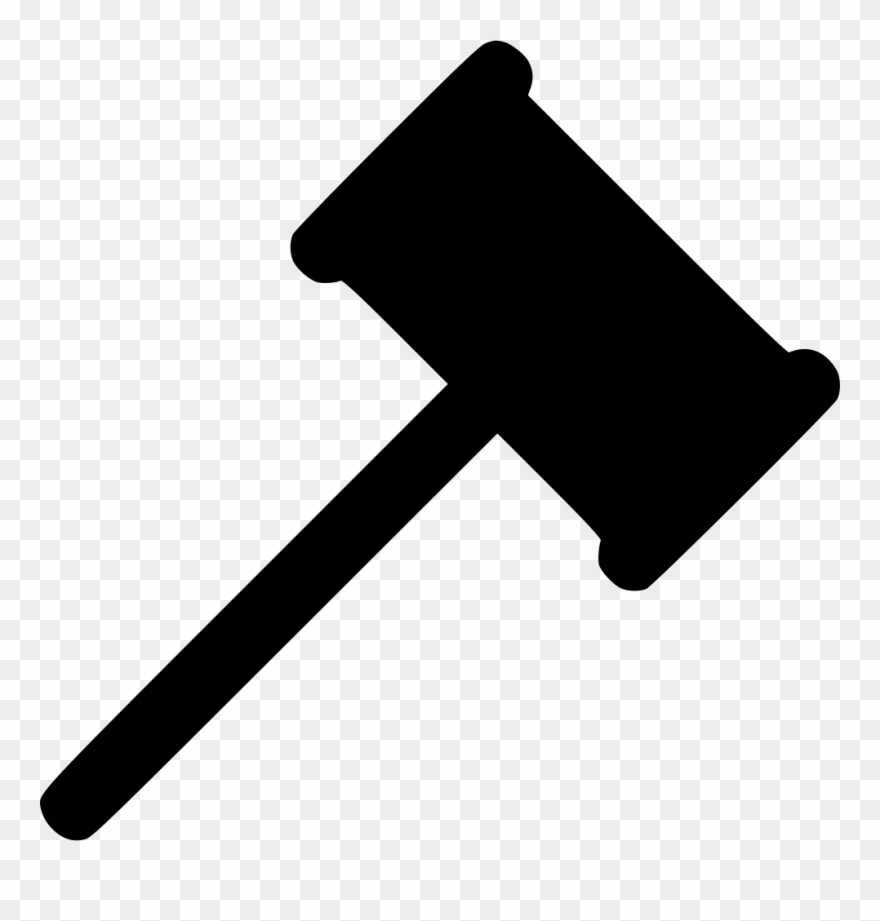 Jpg Library Court Hammer Law Svg Png Icon Free Clipart