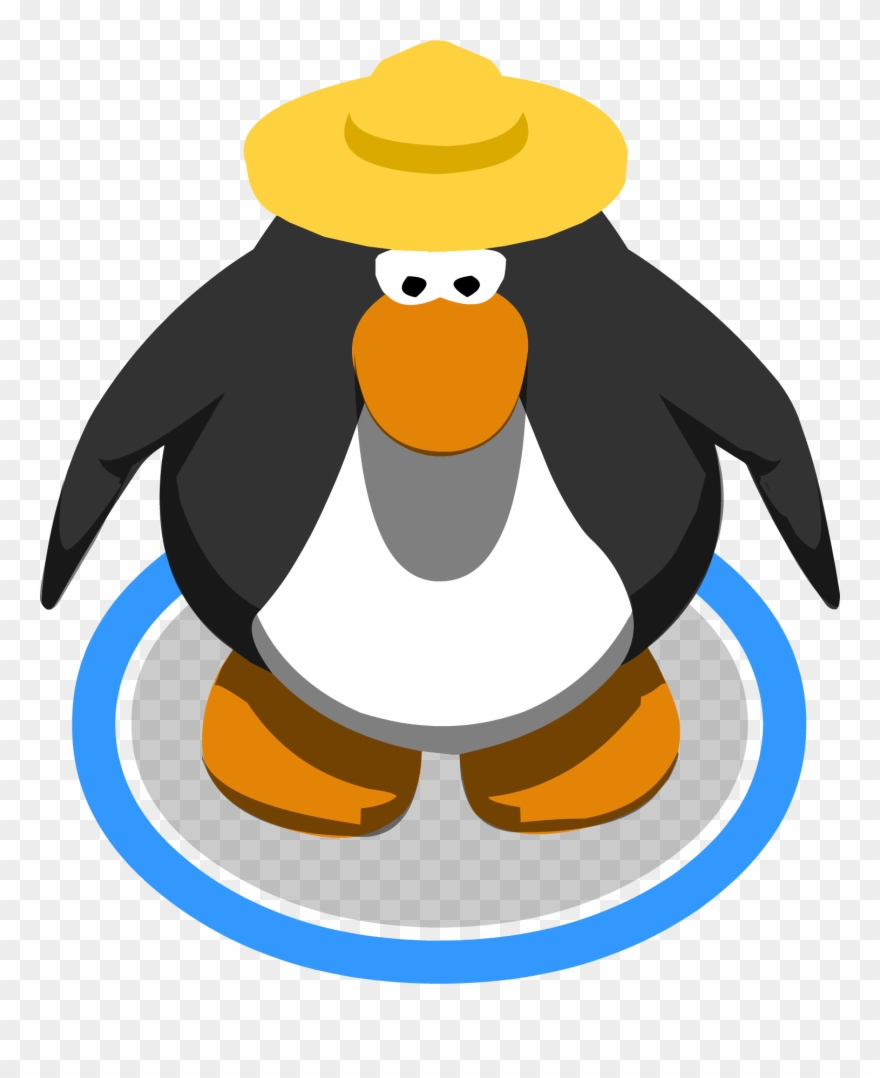 Straw Hat Ig - Club Penguin Purple Clipart