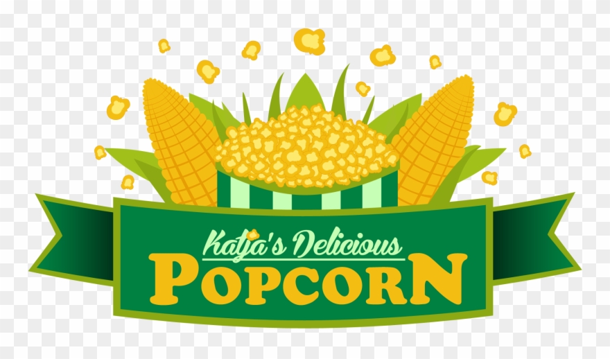 Katjas Delicious Popcorn Logo - Melbourne Clipart