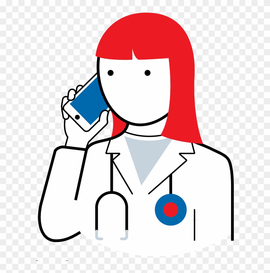 The Practice Utilises Telephone Assessment And Treatment - Cartoon Clipart
