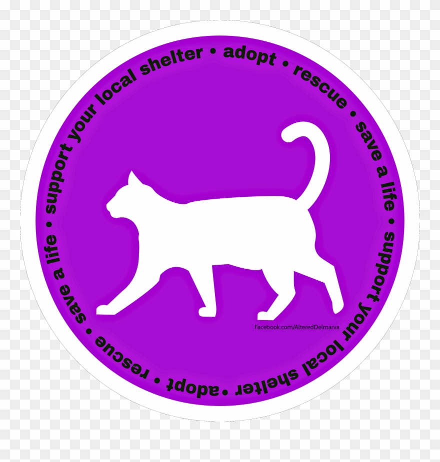 Text Around The Circle Reads "support Your Local Shelter - T-shirt Clipart