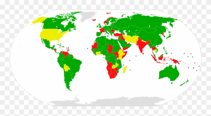 Treaty Clipart Adopted - Countries In The World That Drive - Png Download
