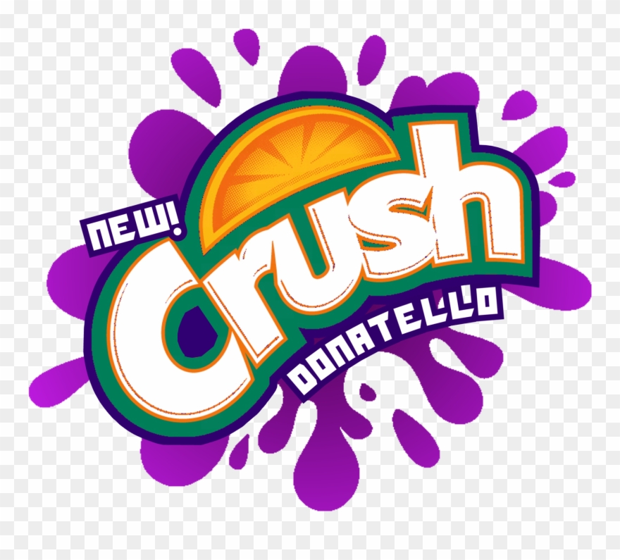 Grape Crush Logo - Crush Diet Orange Soda - 12 Pack, 12 Fl Oz Cans Clipart