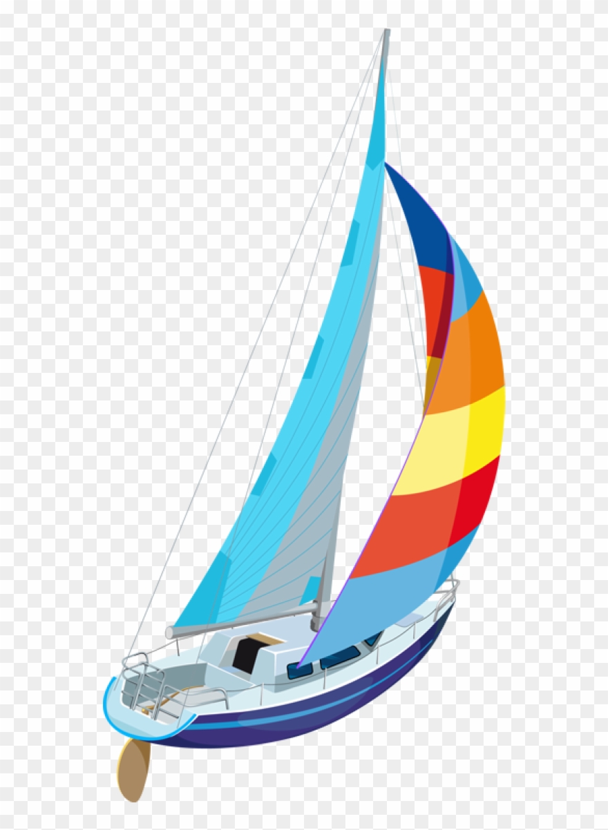 Sailboat Clip Art And - Sailboat - Png Download