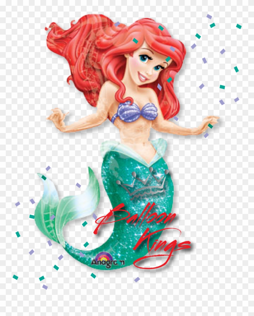Little Mermaid Ariel Airwalker - Princess Ariel Clipart