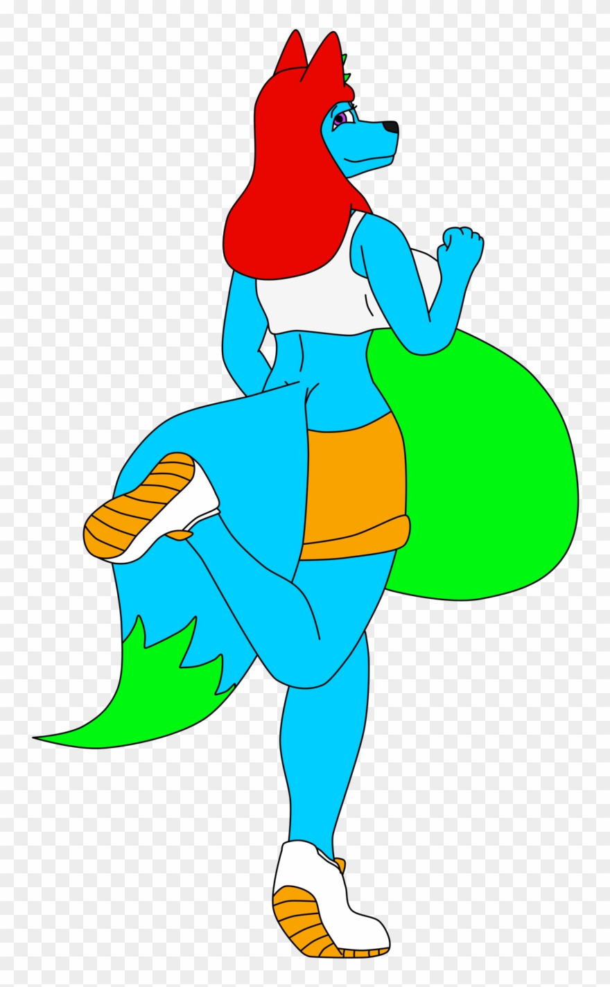 Jogging - Cartoon Clipart