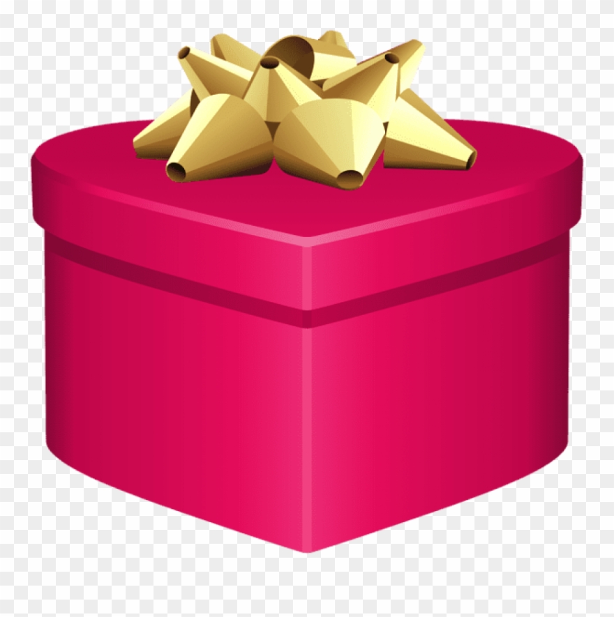 Free Png Heart Gixt Box Transparent Png Images Transparent - Corazon Rojo En Regalo Clipart