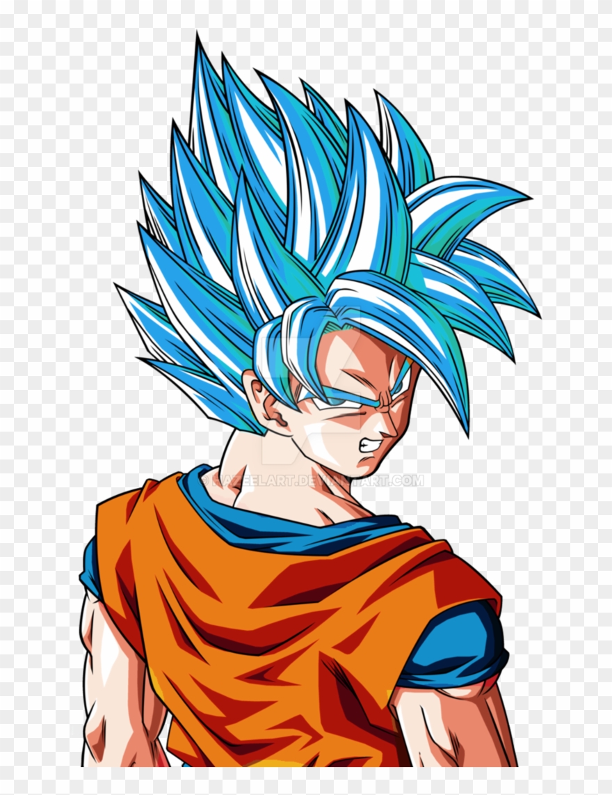 Goku Clipart File - Super Saiyan God Goku Ssj - Png Download