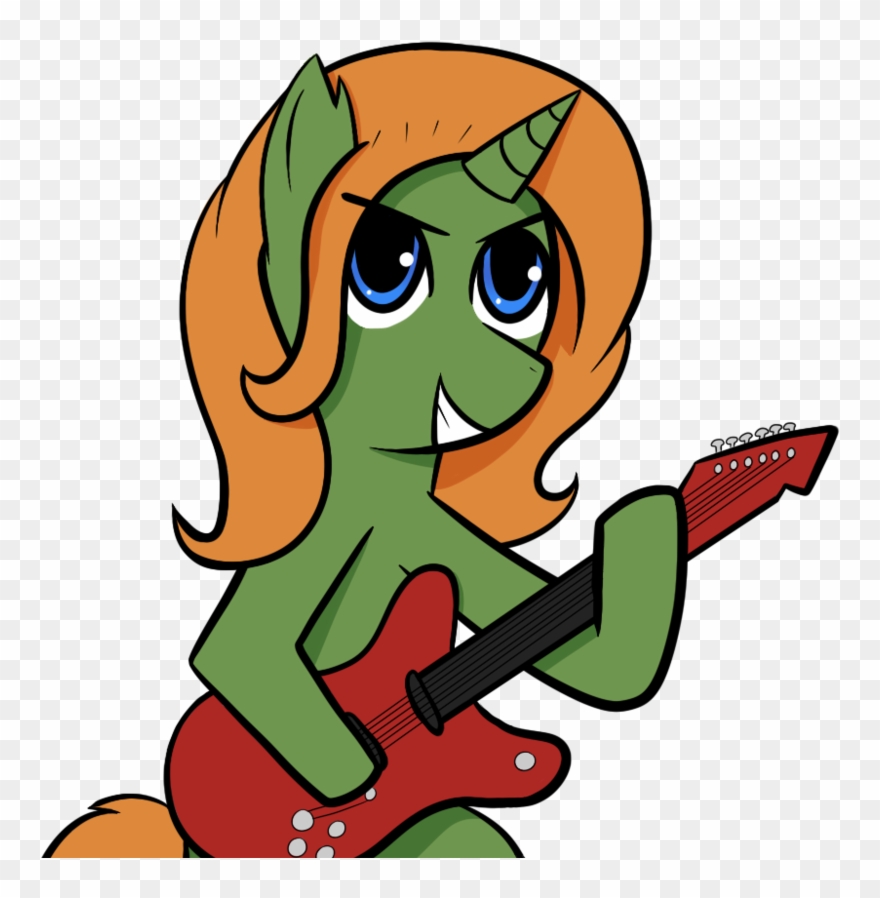 Zlight, Guitar, Oc, Oc Only, Oc - Cartoon Clipart