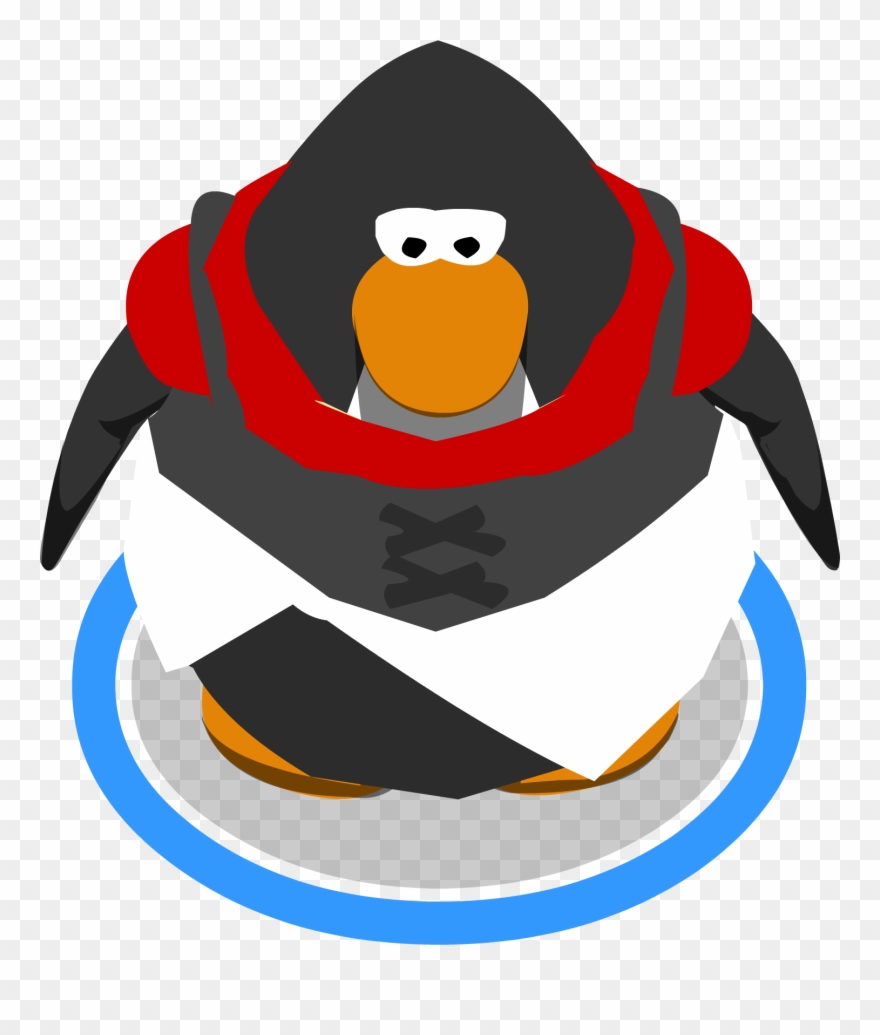 Striped Sash Dress In-game - Club Penguin Ninja Clipart