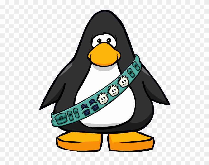 Puffle Care Sash From A Player Card - Club Penguin Clipart