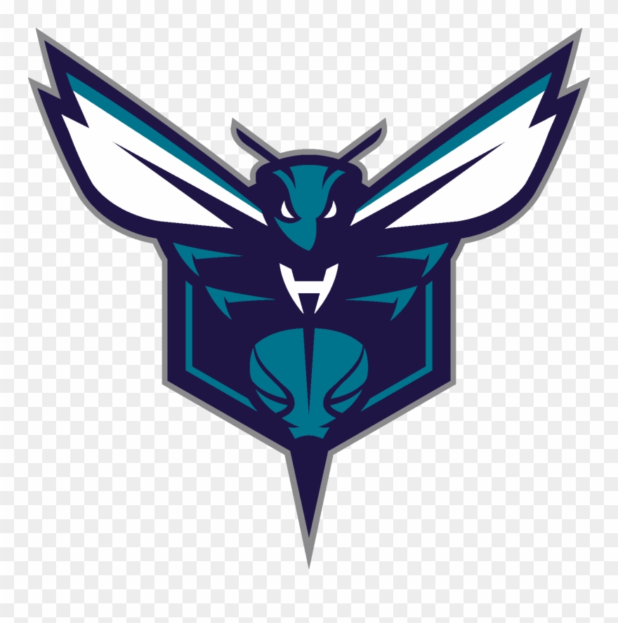 Charlotte Hornets Logo1 Vector - Charlotte Hornets Png Clipart