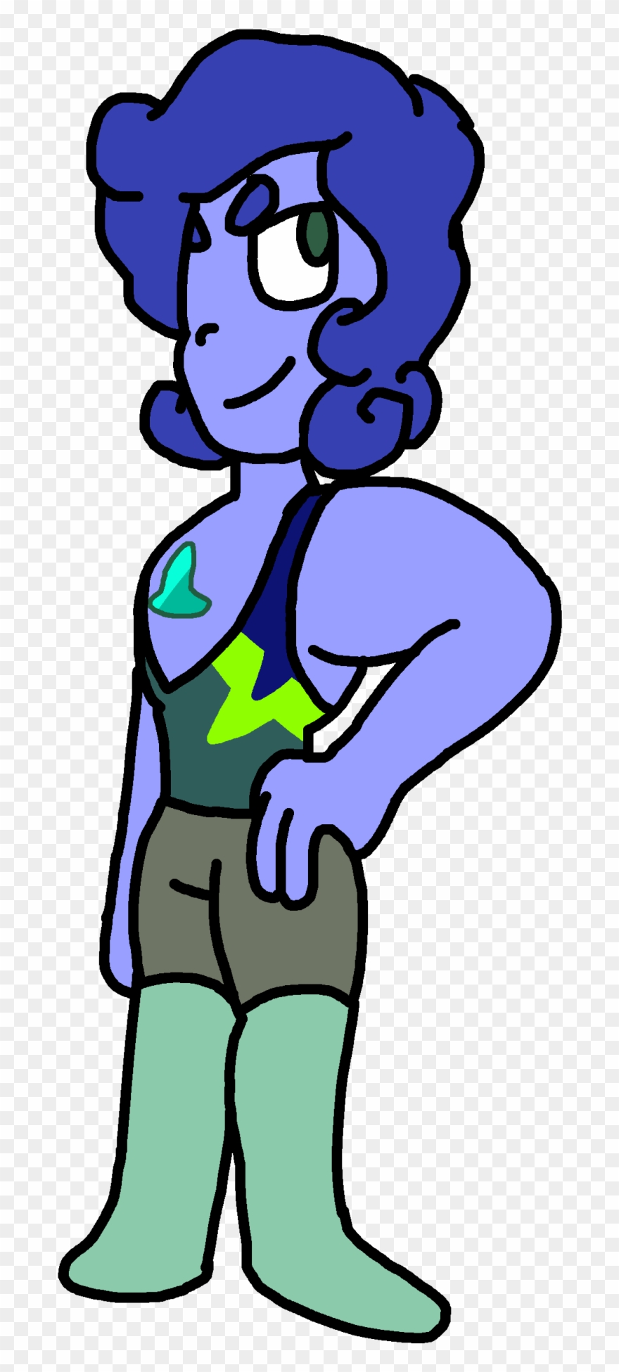 He's Part Of A Semi-perma Fusion And Also A Part Of - Cartoon Clipart