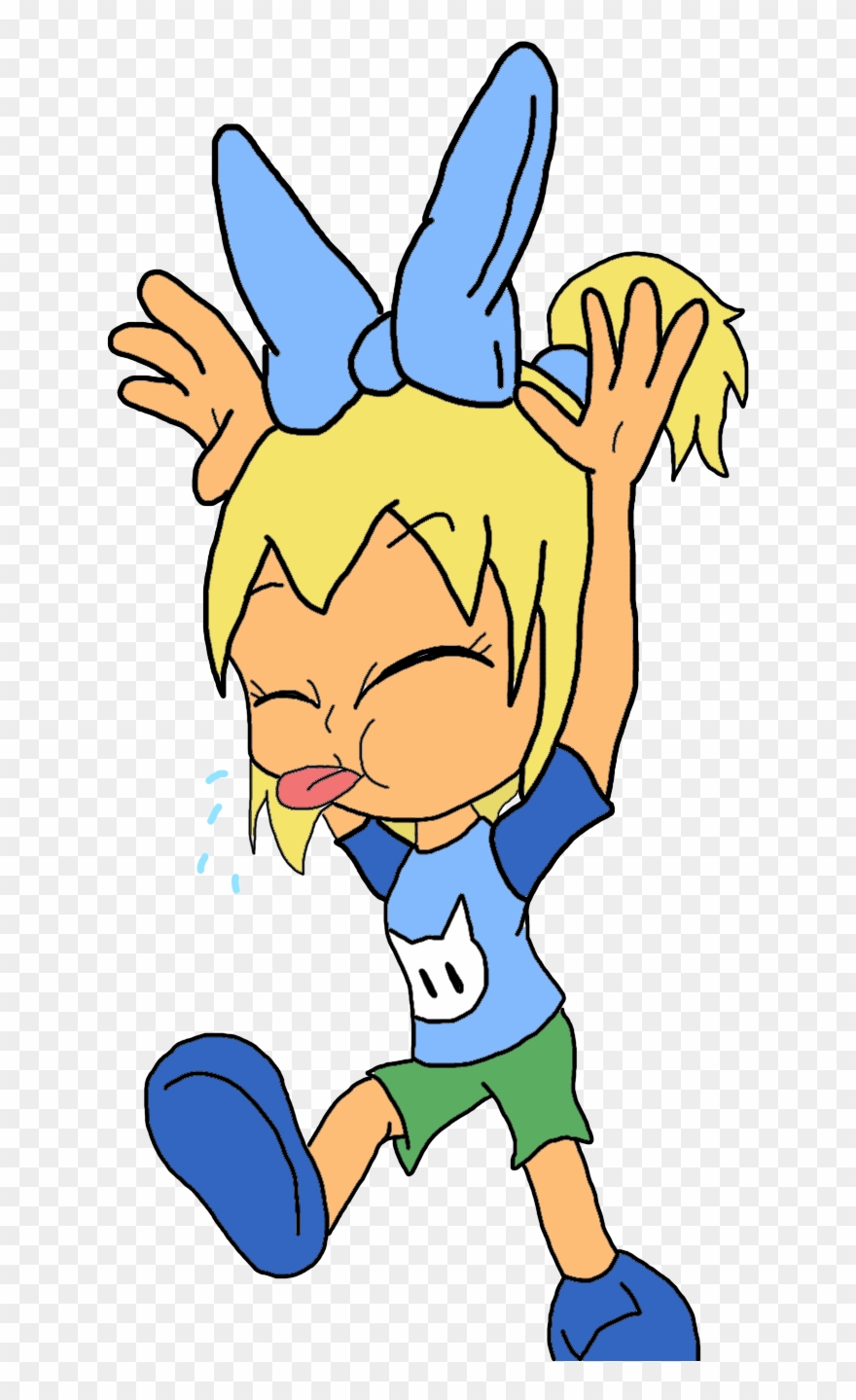 Lyloo Taunting And Blowing A Raspberry By Kalebdouglass2 - Cartoon Blowing A Raspberry Clipart
