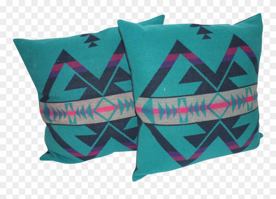 Superior Pair Of Amazing Cayuse Pendleton Indian Blanket - Pendleton Blanket Clipart