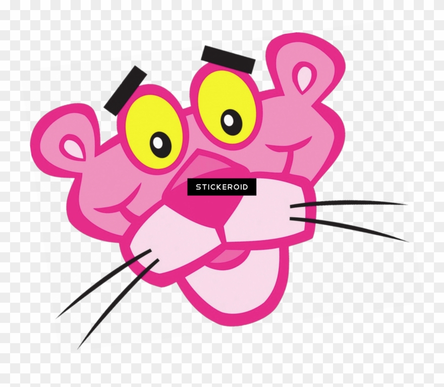 Pink Panther - Simple Embroidery Designs Of Cartoon Clipart