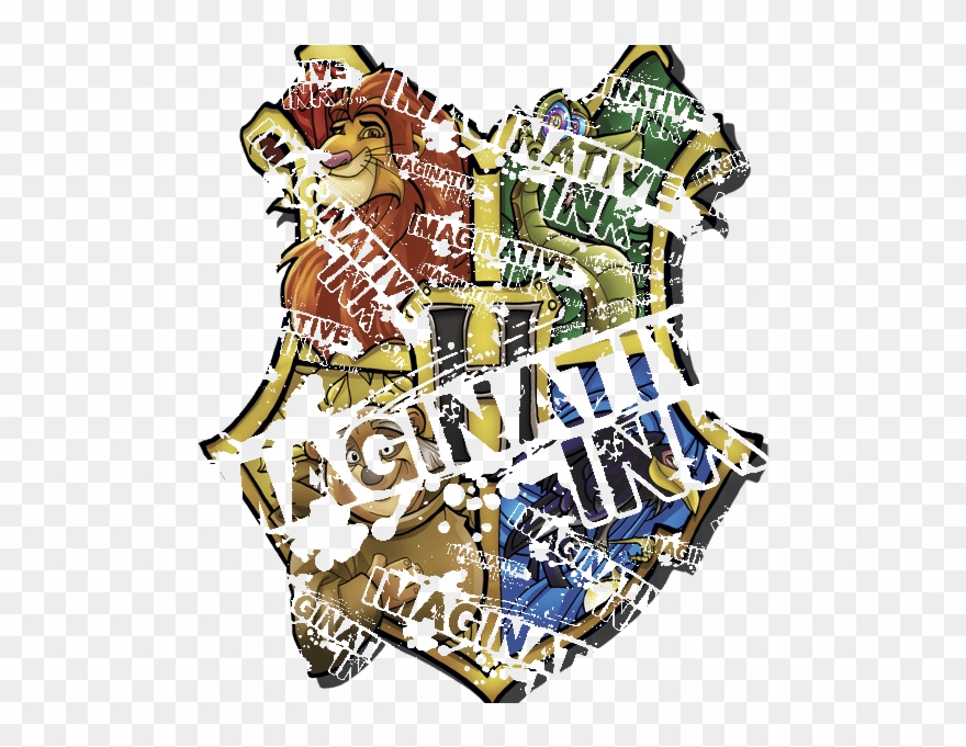 Cta Hogwarts Disney Crest 01 - Illustration Clipart