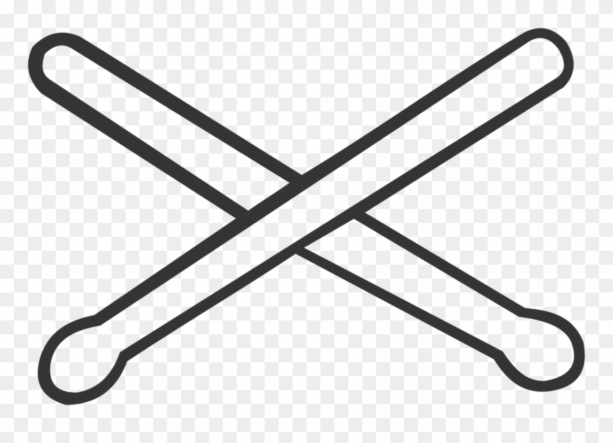 Drumsticks - White Drumstick Png Clipart