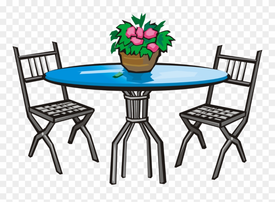 Patio Furniture Clip Art - Png Download