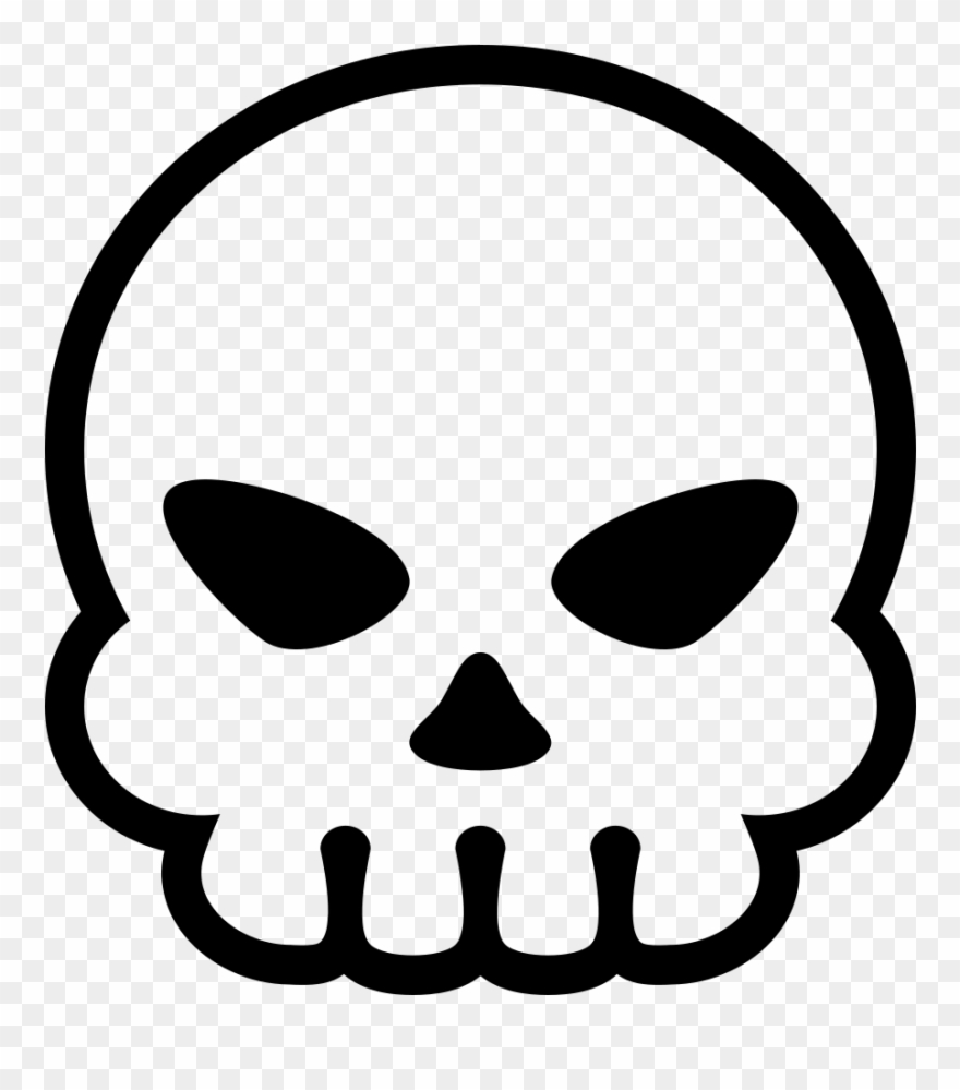 Image Library Download Drawing Emos Skull - Calavera Emoji Clipart