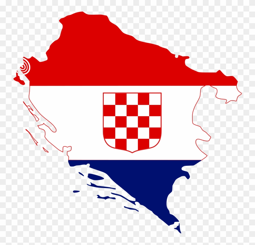 File Flag Map Of - Independent State Of Croatia Flag Map Clipart