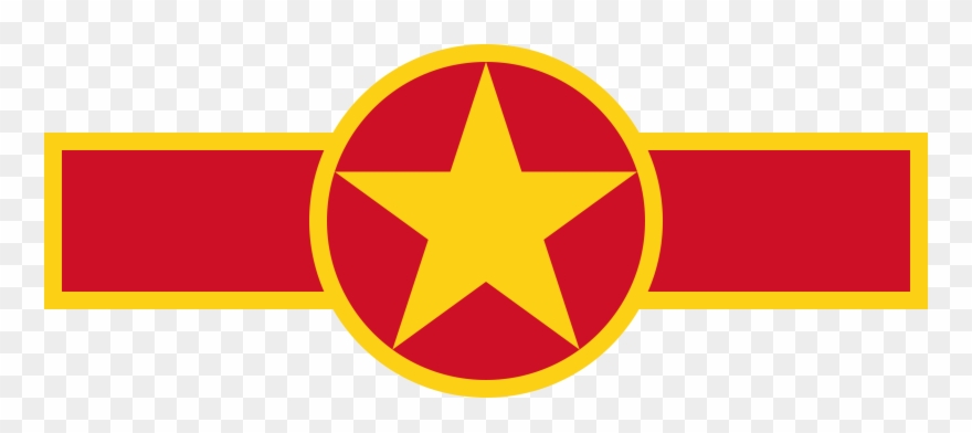 Roundel Of Vietnam - Vietnam Air Force Roundel Clipart