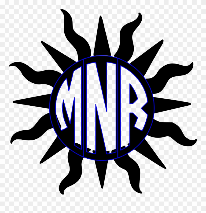 Half Sun Silhouette Clipart